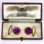 Boutons de manchette « Serpent »