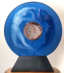 Pendule  « Le Jour et la Nuit » bleue