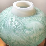 Vase « Aras » opalescent