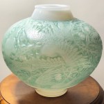 Vase « Aras » opalescent