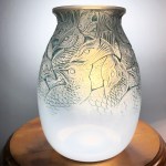 Vase « Borromée » opalescent