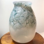 Vase « Borromée » opalescent